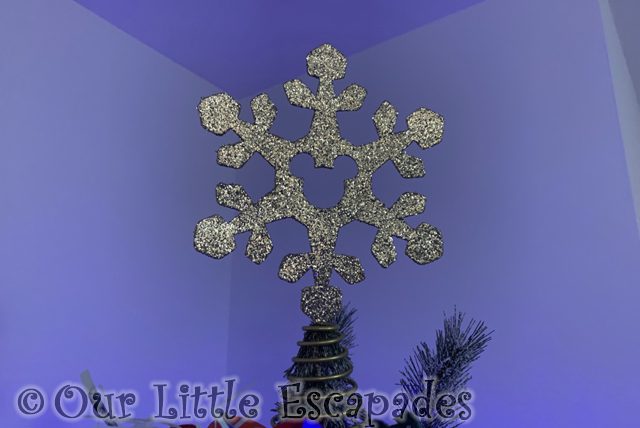 mickey snowflake tree topper christmas decoration