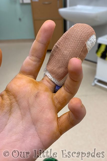 ethans bandaged finger project 365 2023