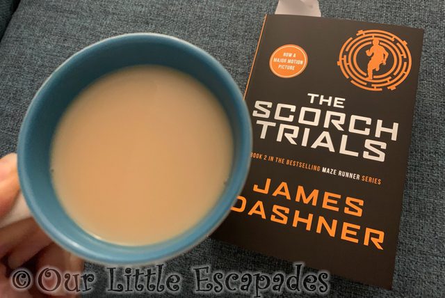 scorch trials james dashner book milky cup tea project 365 2023