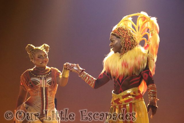 nala simba holding hands lion king rhythms of the pride lands