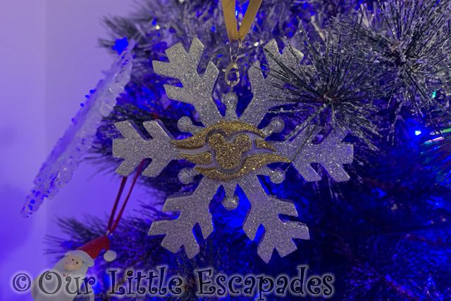 disney cruise line silver snowflake ornament 2023 christmas tree