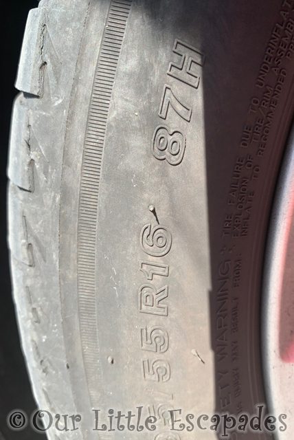 numbers car tyre